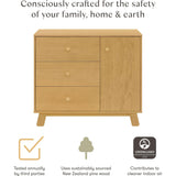 Hudson Modern 3-Drawer Compact Dresser (40")