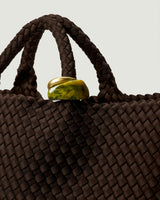 St. Barths Large Tote Beads | Chocolate