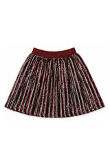 Candy Cane Sequin Striped Skirt