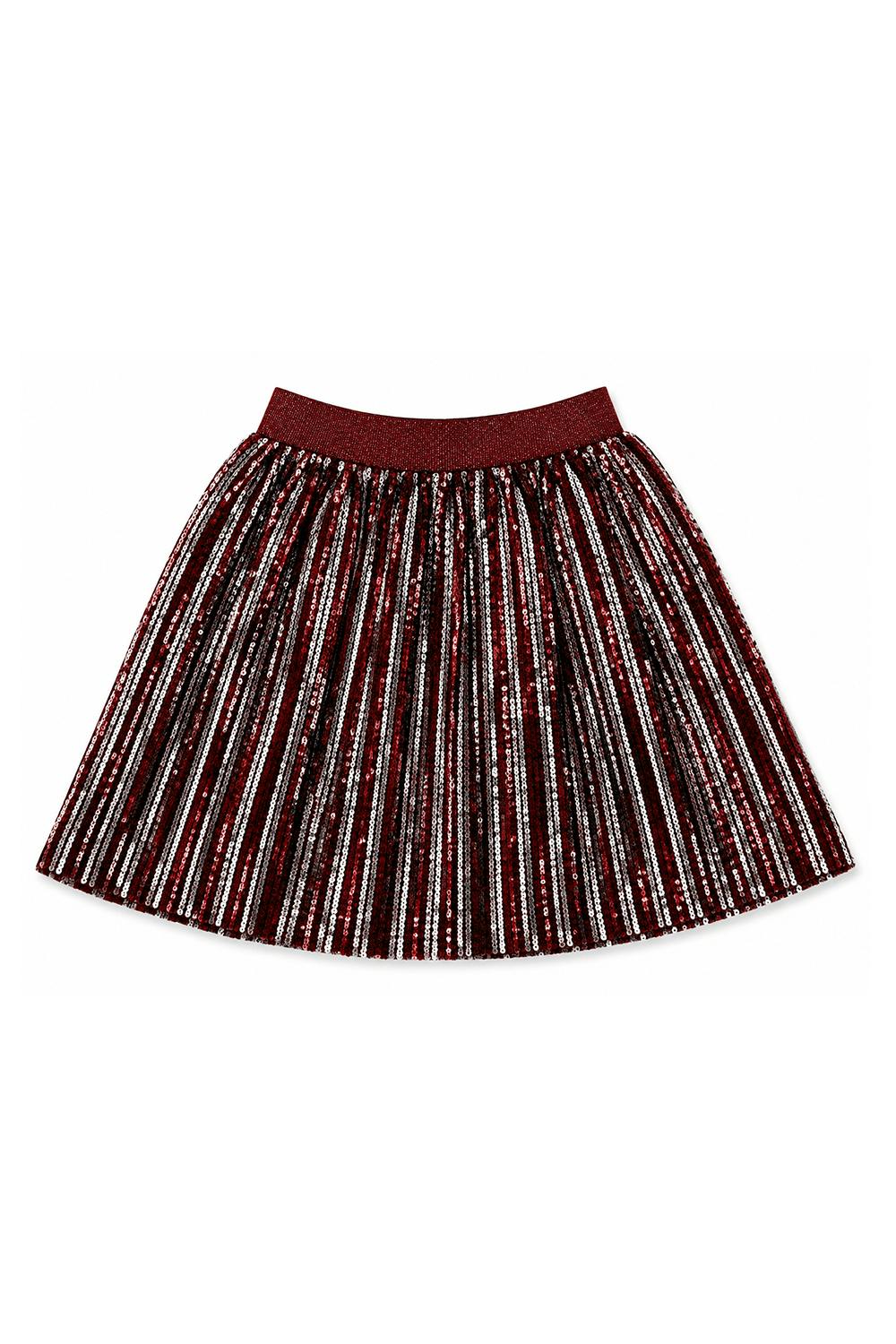Candy Cane Sequin Striped Skirt