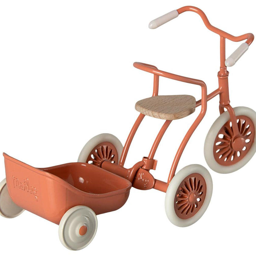 Tricycle Hanger, Mouse - Coral