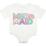 Mermaid Patch Short Sleeve Romper