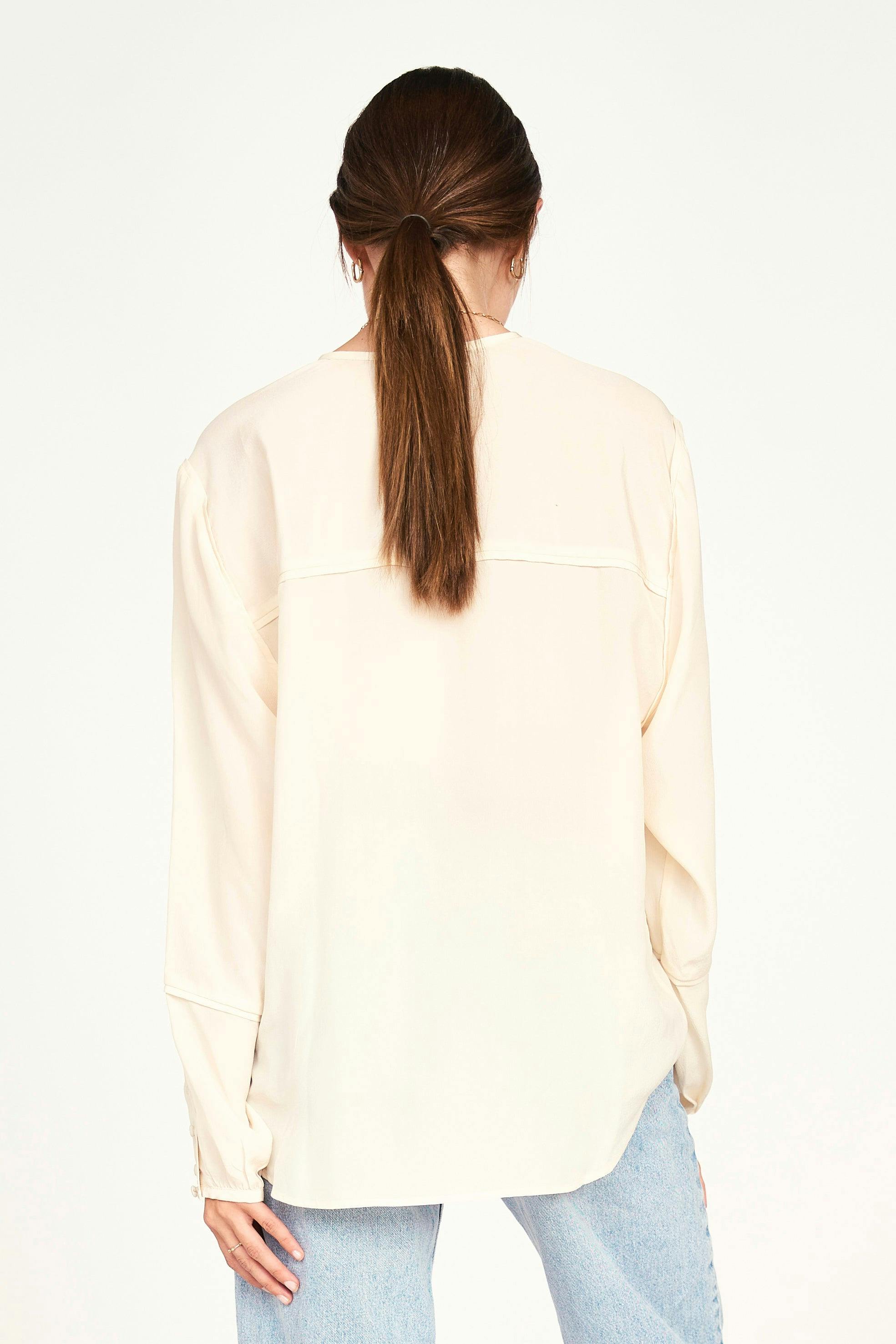 Dakota Blouse in Ivory