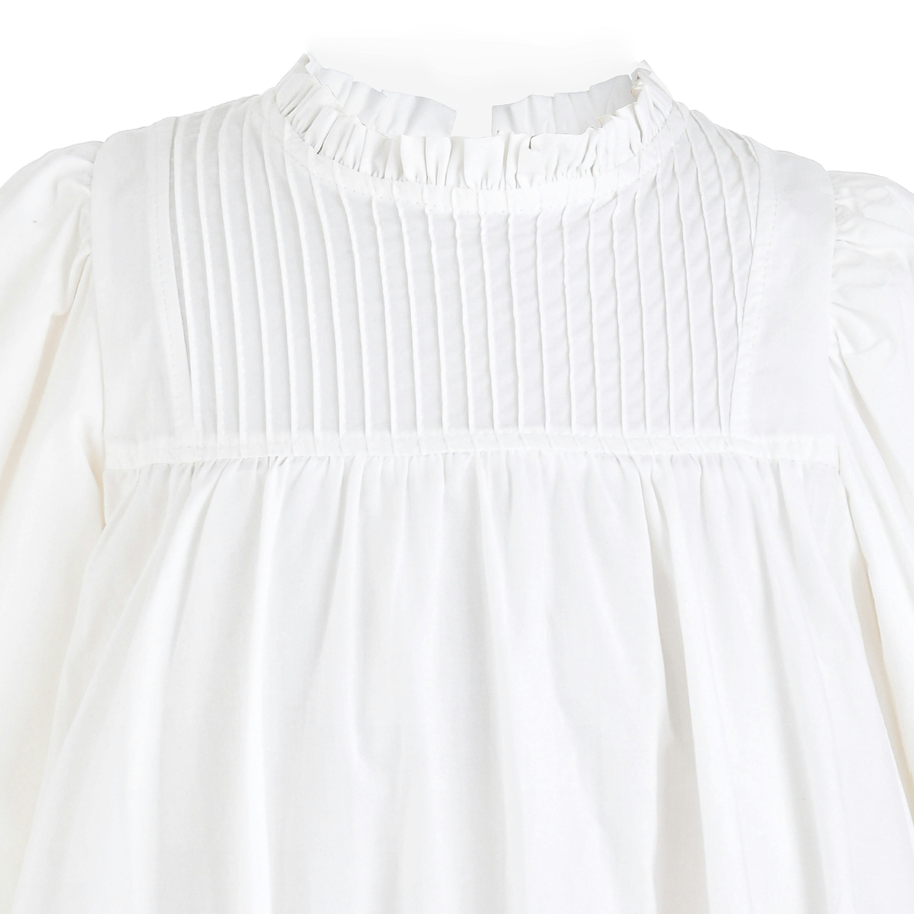 White Eyelet Embroidered Dress