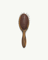 Travel Detangling Hair Brush in Tiger's Eye