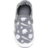 Baseball MVP Heather Grey Glow-in-the-dark Soft Sole
