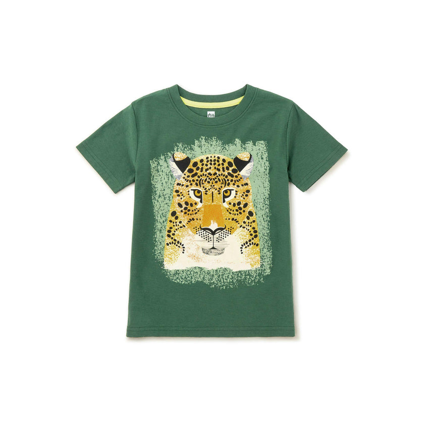 Leopard Graphic Tee, Pineneedle