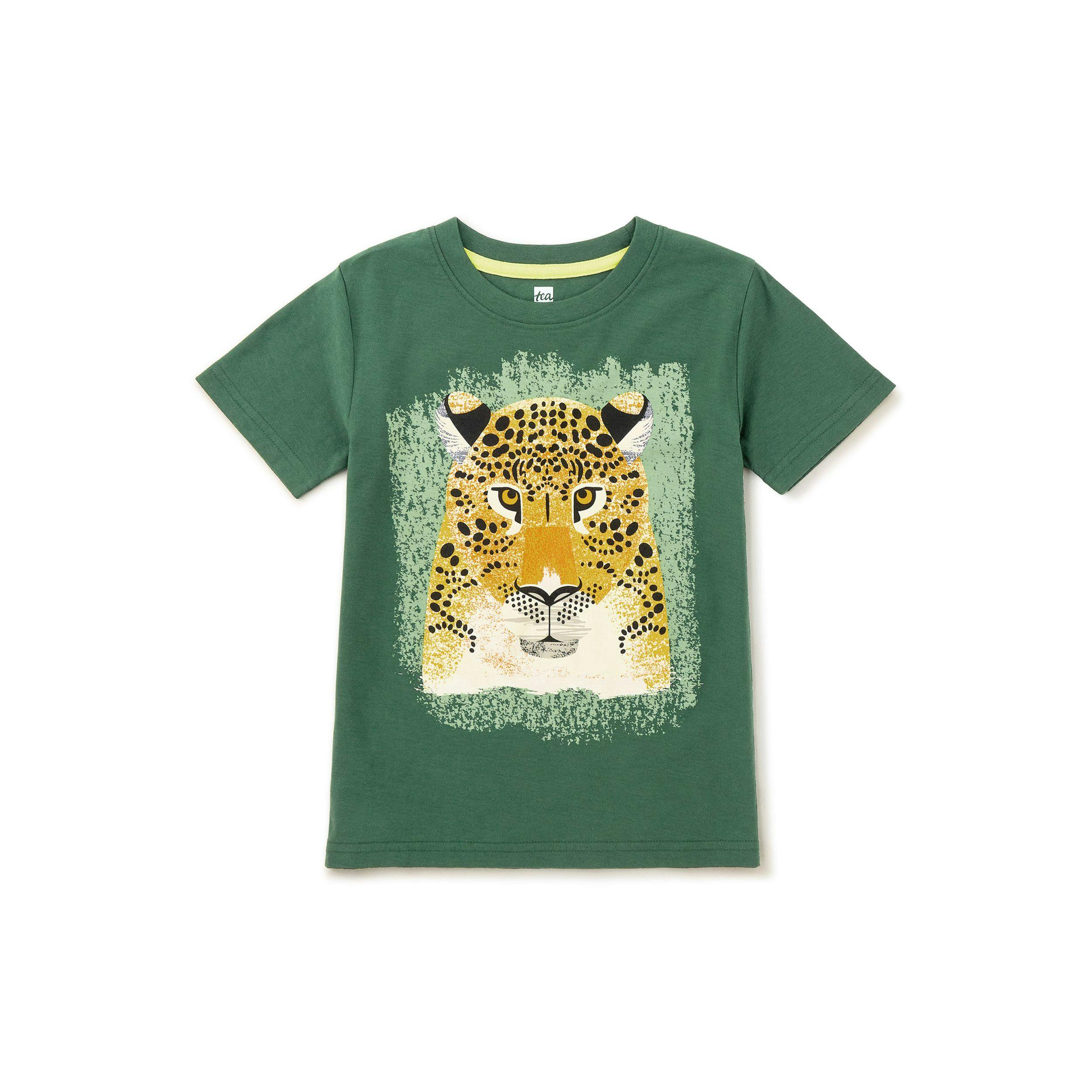 Leopard Graphic Tee, Pineneedle