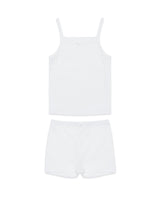 The Organic Cami and Short Set [White]