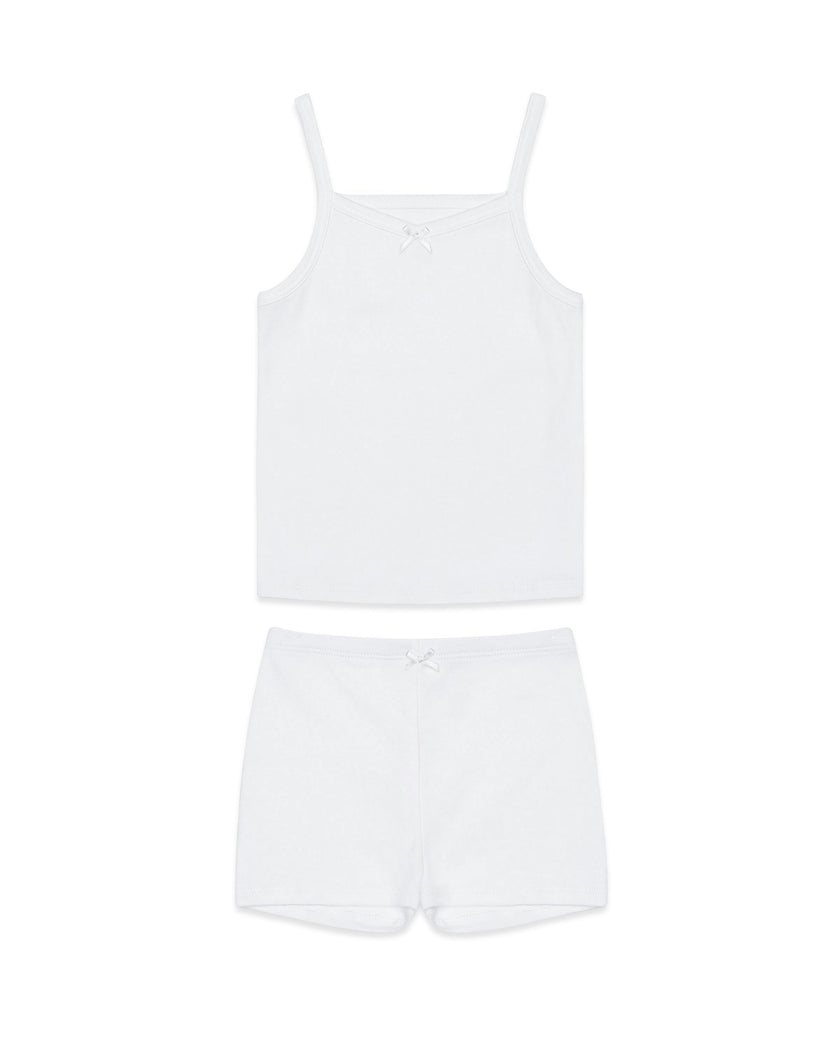 The Organic Cami and Short Set [White]