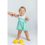 Lemon Print Bubble Bottom Swimsuit