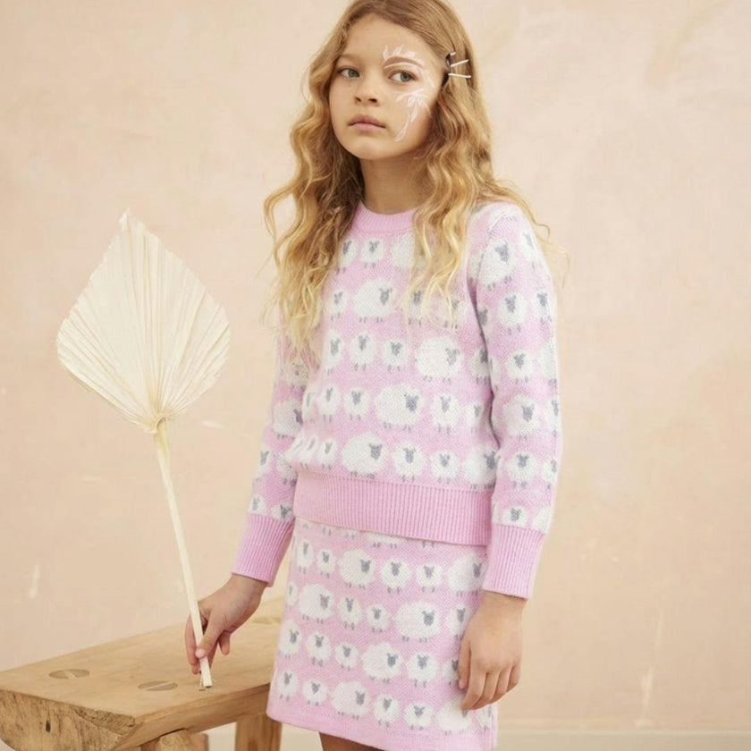 Little Bo Peep Jumper | Bubble Gum