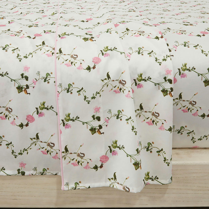 The Top Sheet - Pink Pond Floral