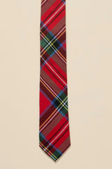 Ties in Holiday Plaid