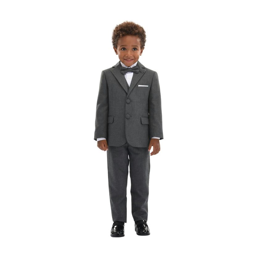 Gray 5pc Peak Lapel Tuxedo