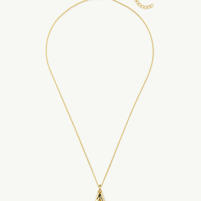 Monogram Necklace in Gold