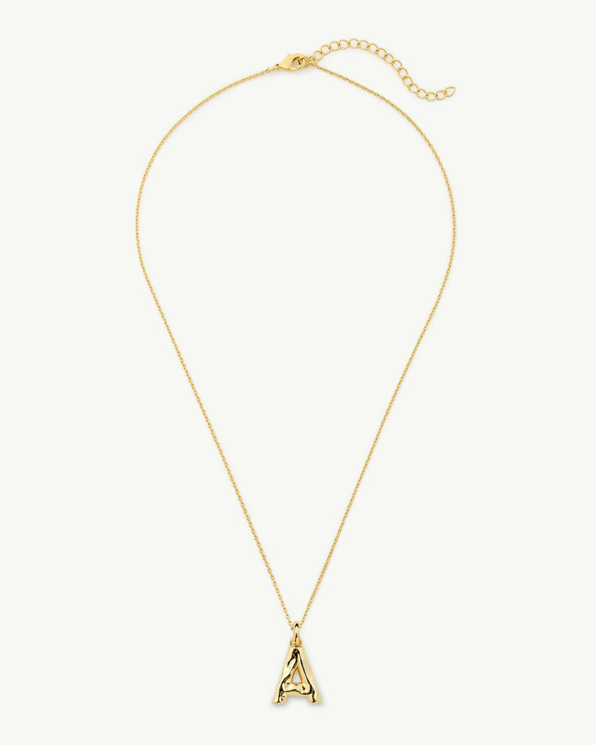 Monogram Necklace in Gold