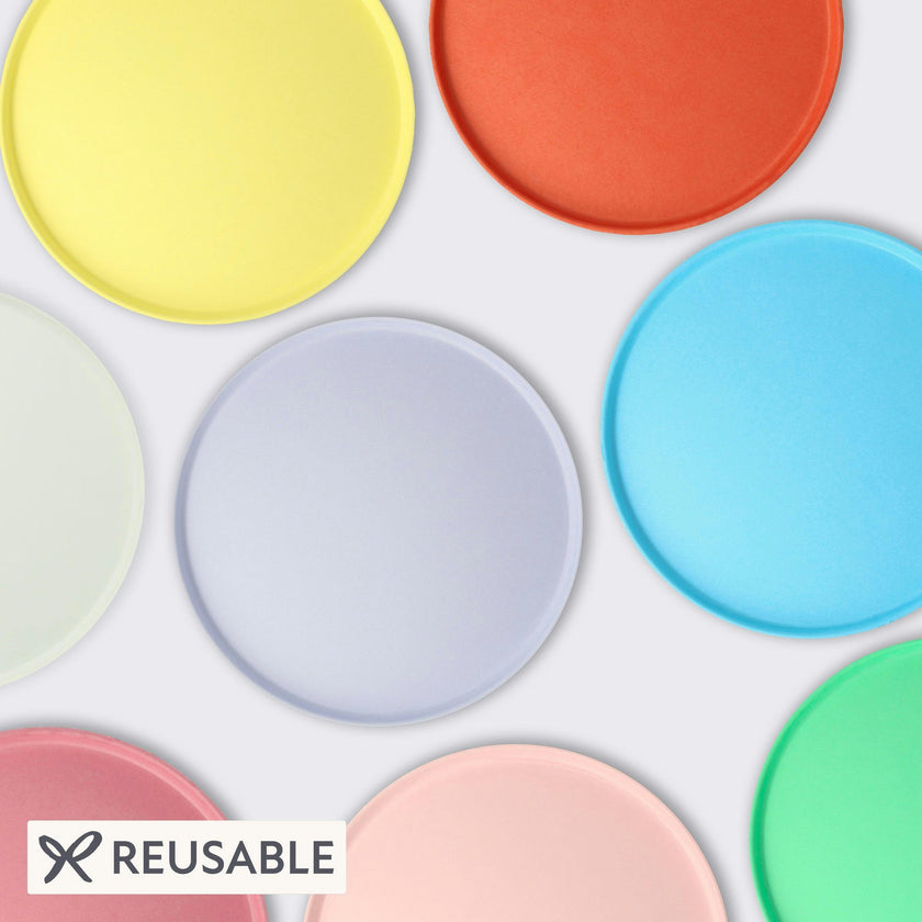 Small Bright Mix Compostable Plates