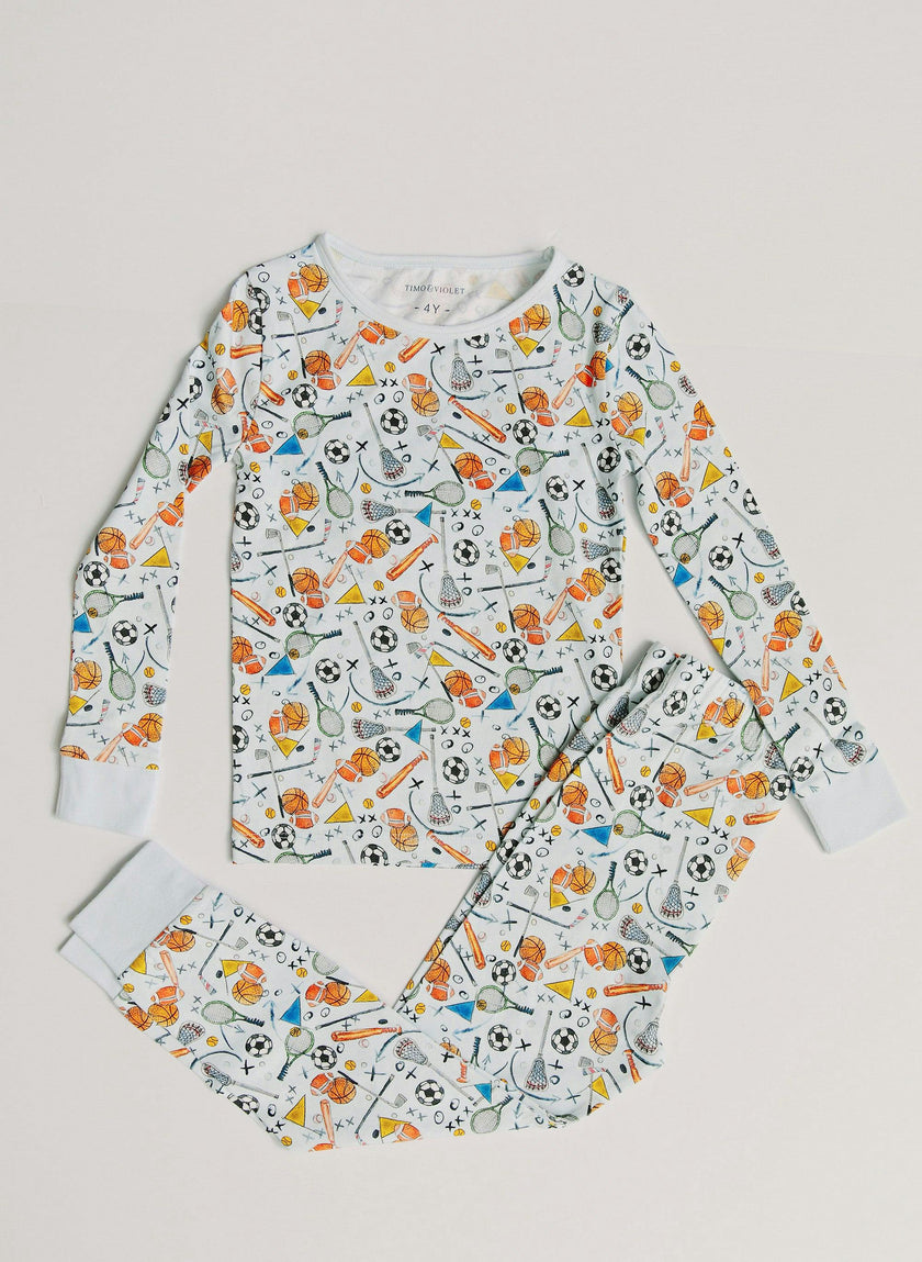 Children's Two Piece Pajamas - Good Sport
