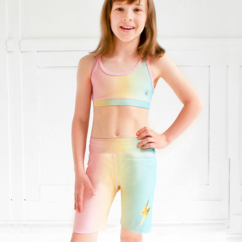 Pastel Activewear Bike Shorts