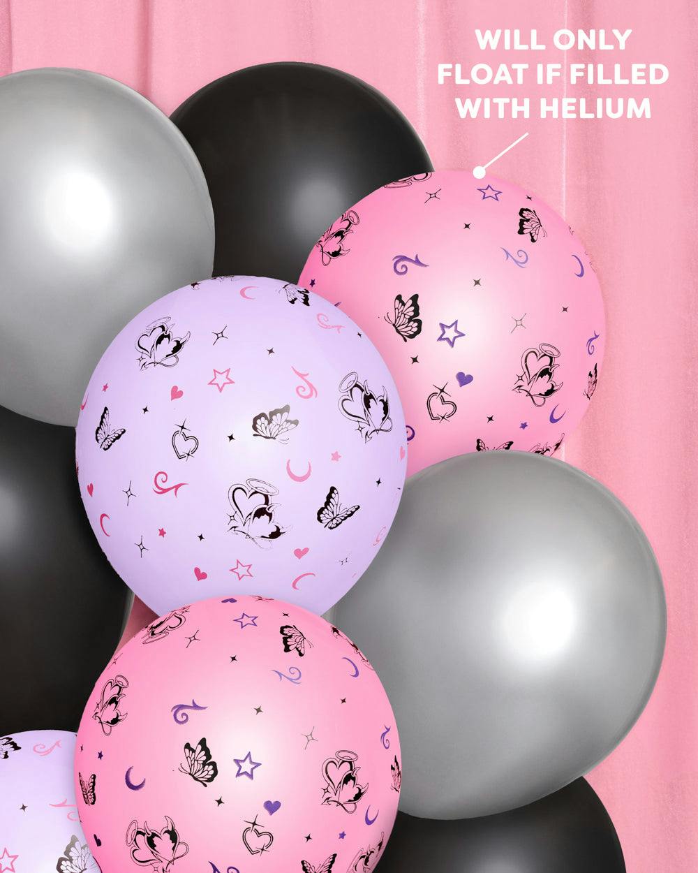 Y2K Balloons - 24 latex balloons
