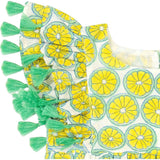Anna Flutter Sleeve Citrus Romper, Prints