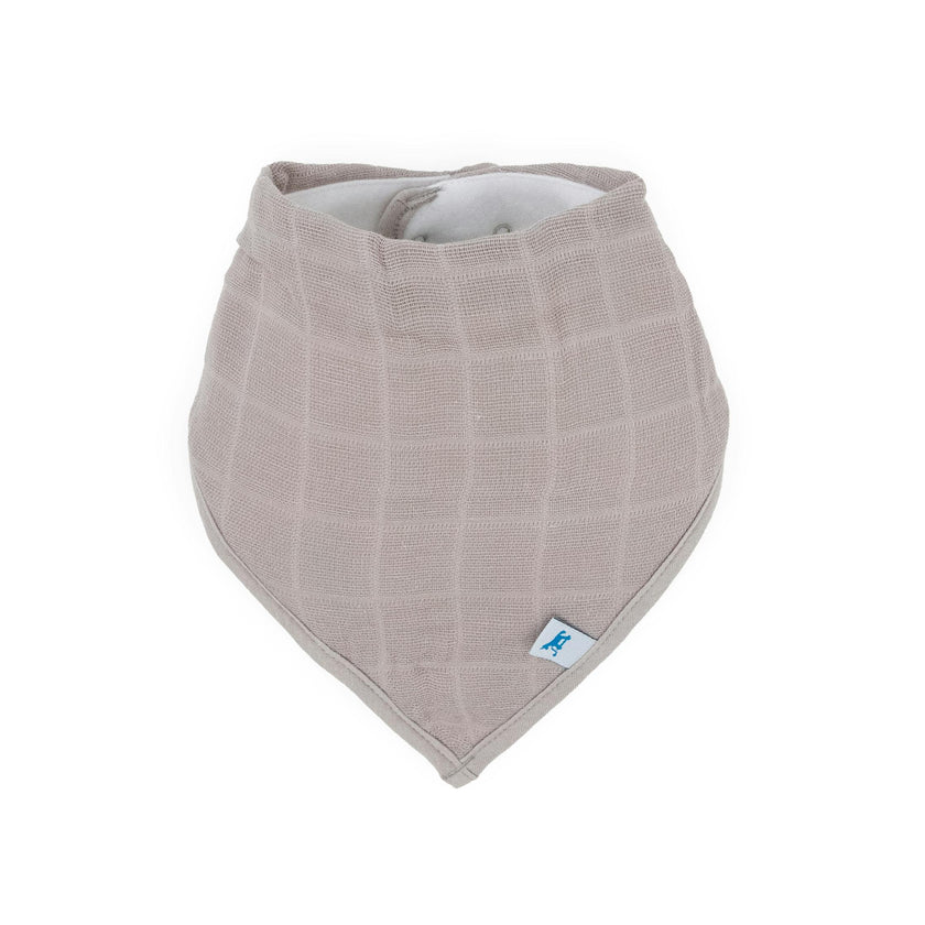 Cotton Muslin + Fleece Bandana Bib 4 Pack - Wallflower