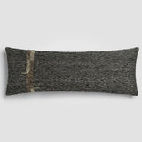 Geo Stripe Black & White Geometric Lumbar Pillow