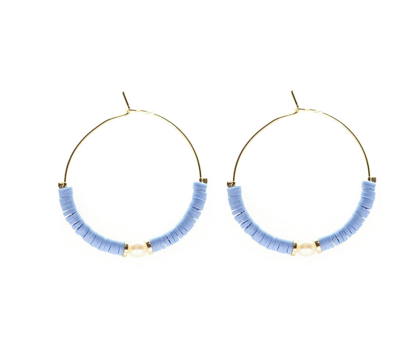 Windansea Hoops ~ Salty Shells