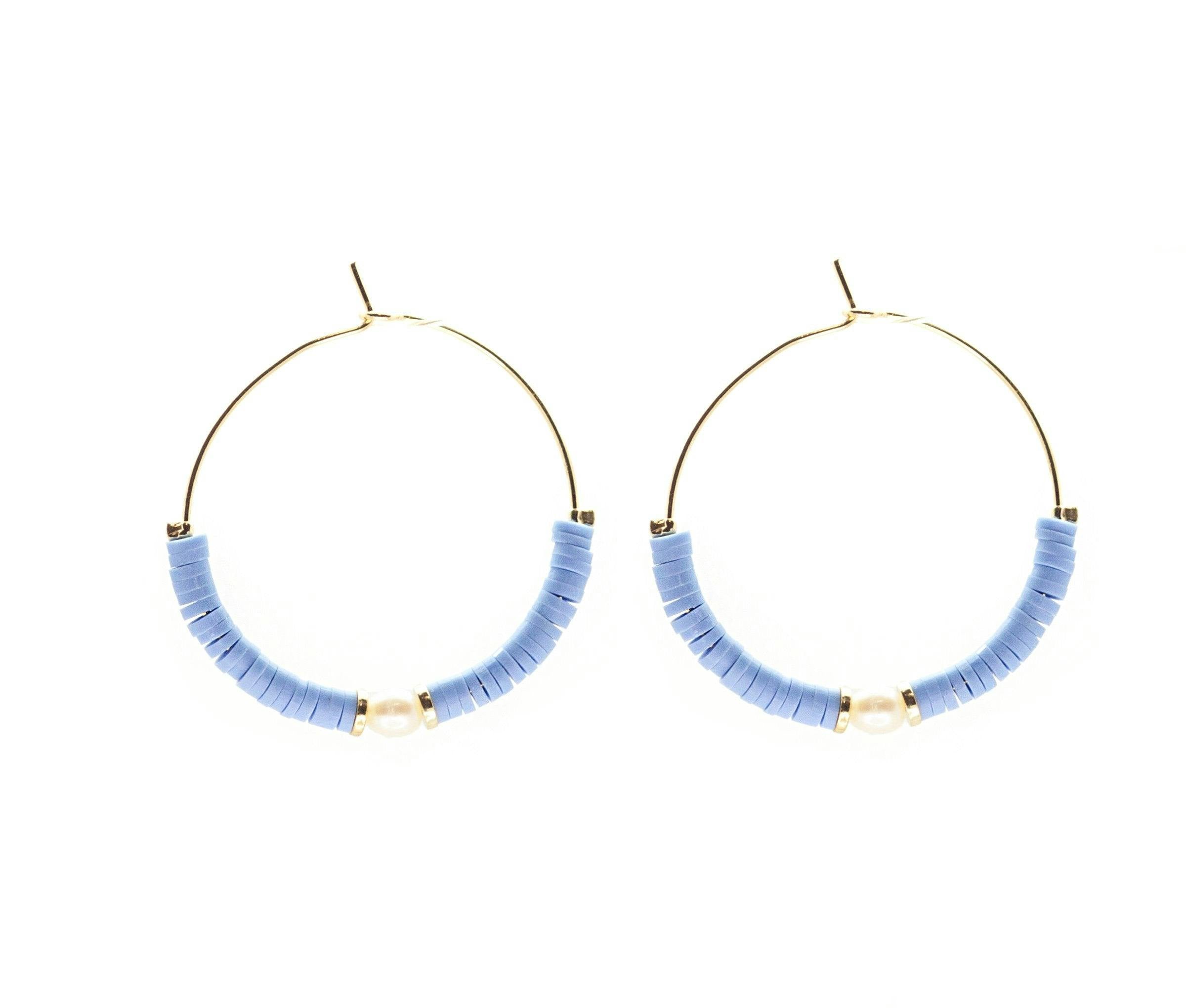 Windansea Hoops ~ Salty Shells
