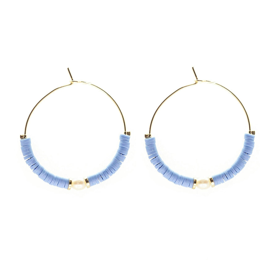 Windansea Hoops ~ Salty Shells