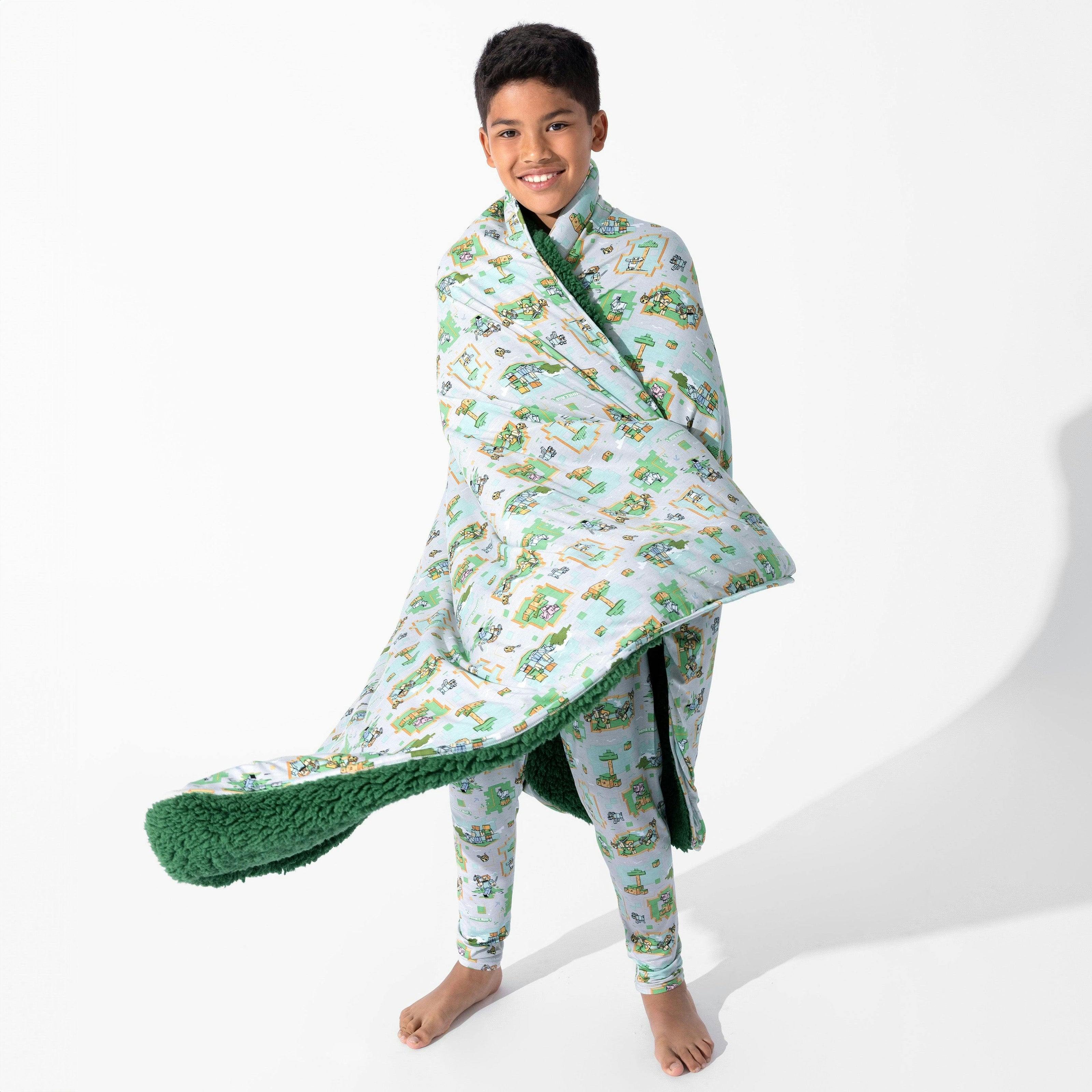 Minecraft: Overworld Dreams Bamboo Sherpa Blanket