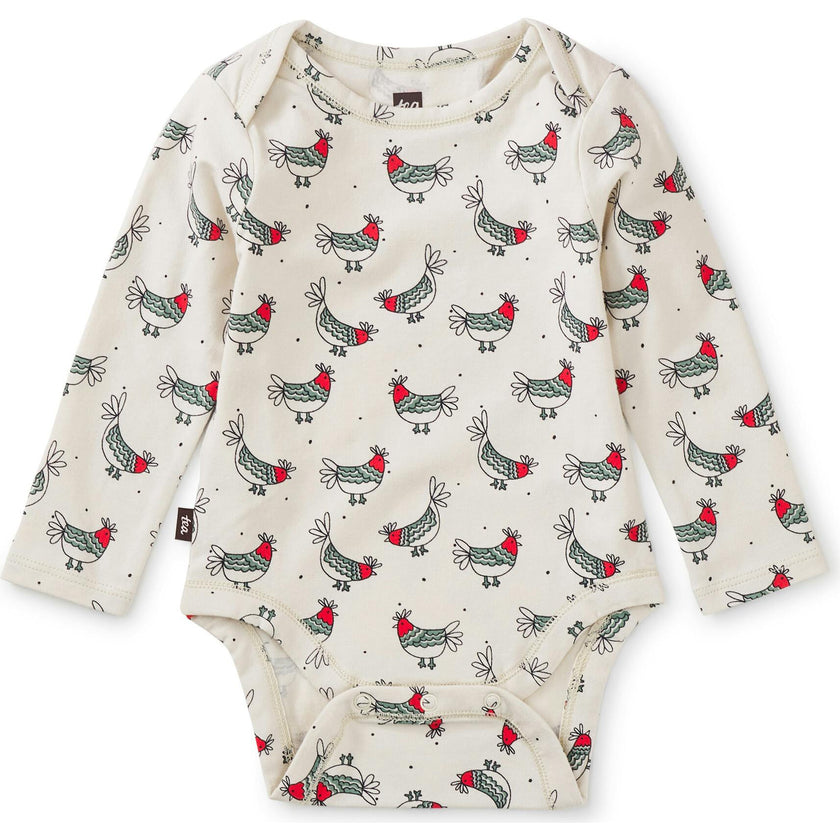 Printed Full Sleeve Bodysuit, Multi