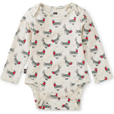 Printed Full Sleeve Bodysuit, Multi