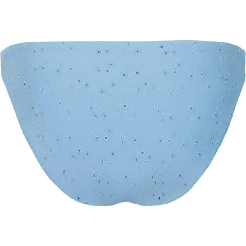 women's dusk blue eyelet low waist bikini bottom
