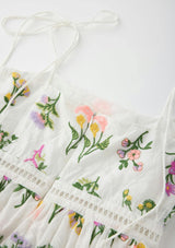 Emely Embroidered Mini Dress