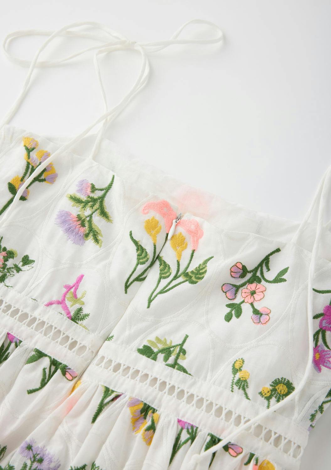 Emely Embroidered Mini Dress