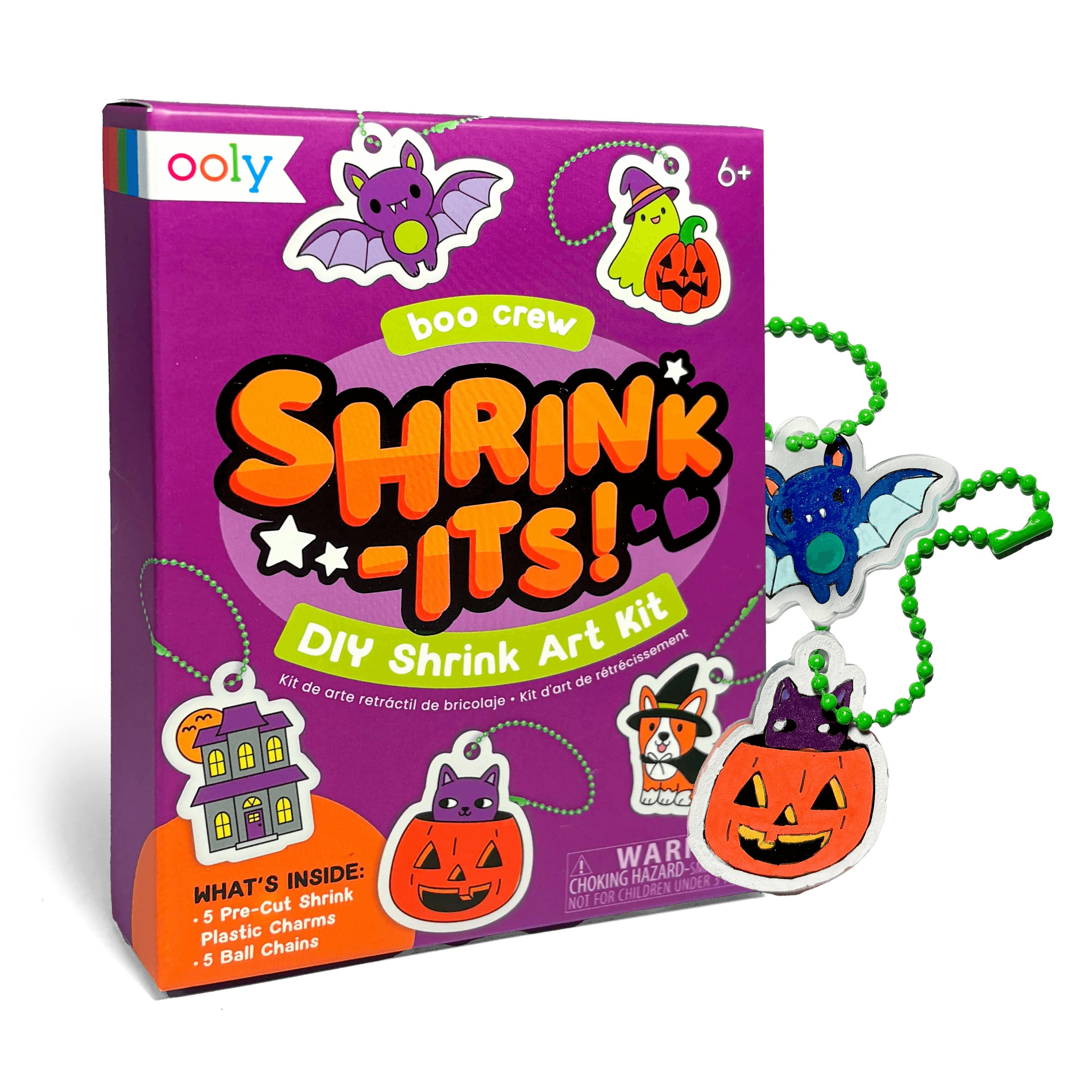 Shrink-Its! Mini DIY Shrink Art Kit - Boo Crew - 5 Charms