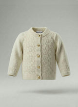 The Aspen Cashmere Baby Cardigan | Cream