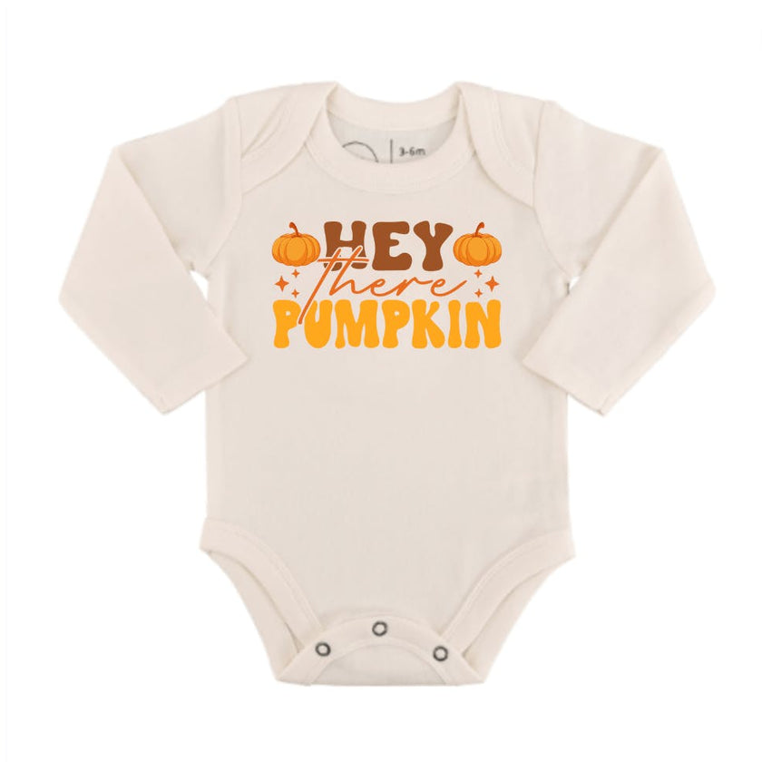 graphic bodysuit | hey there pumpkin (long sleeve)