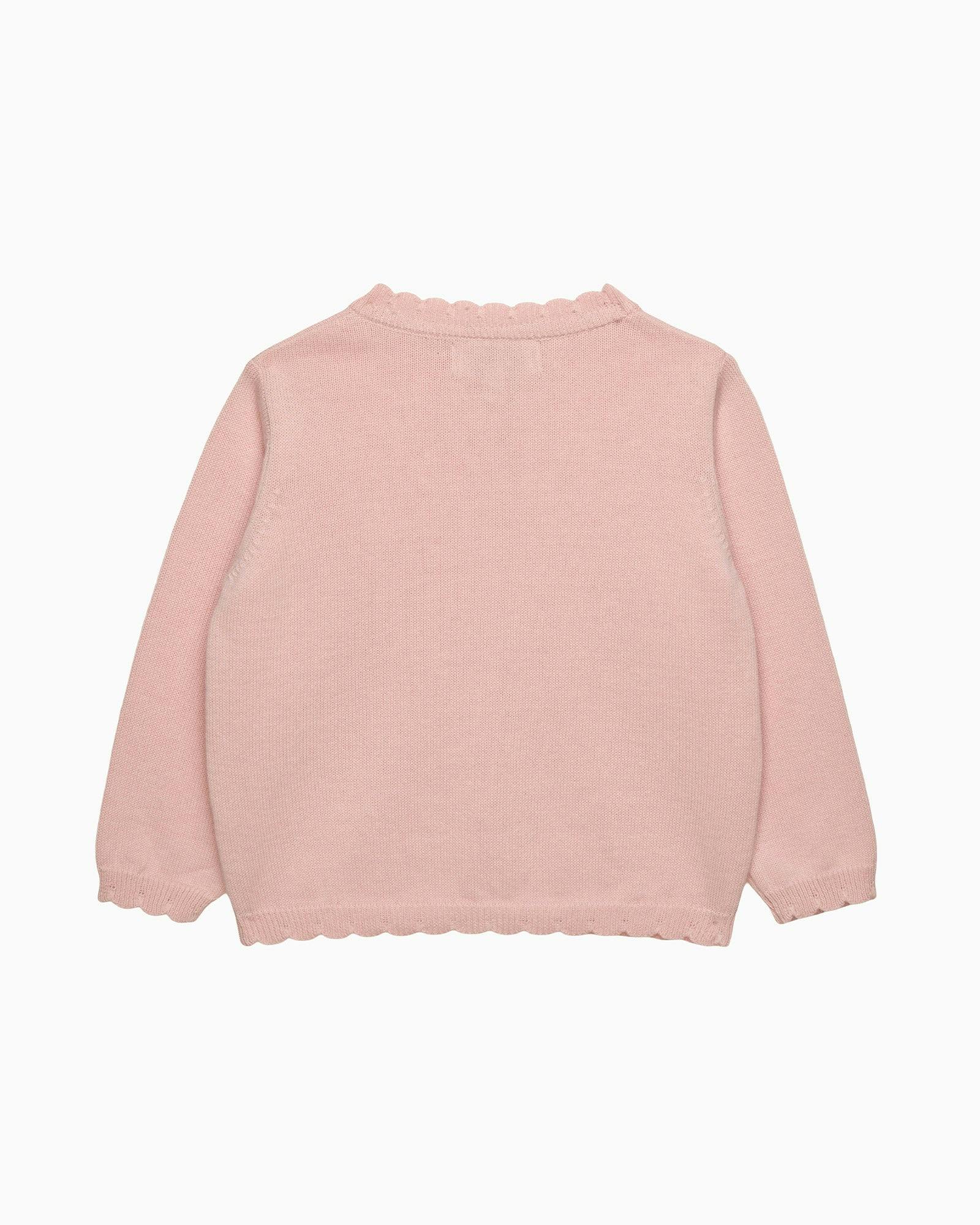 Baby Peach Sparkle Betsy Heart Cardigan