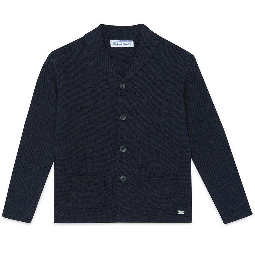 TARTINE ET CHOCOLAT CLASSY SWEATER - MARINE