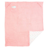 Cozy Switch Blanket – Reversible Sherpa & Glow-in-the-Dark Blanket with Plush Toy Pocket, Glow Hearts