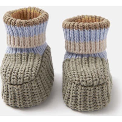 Chunky Ribbed Knit Anti-Grip Sole Slip-On Slippers