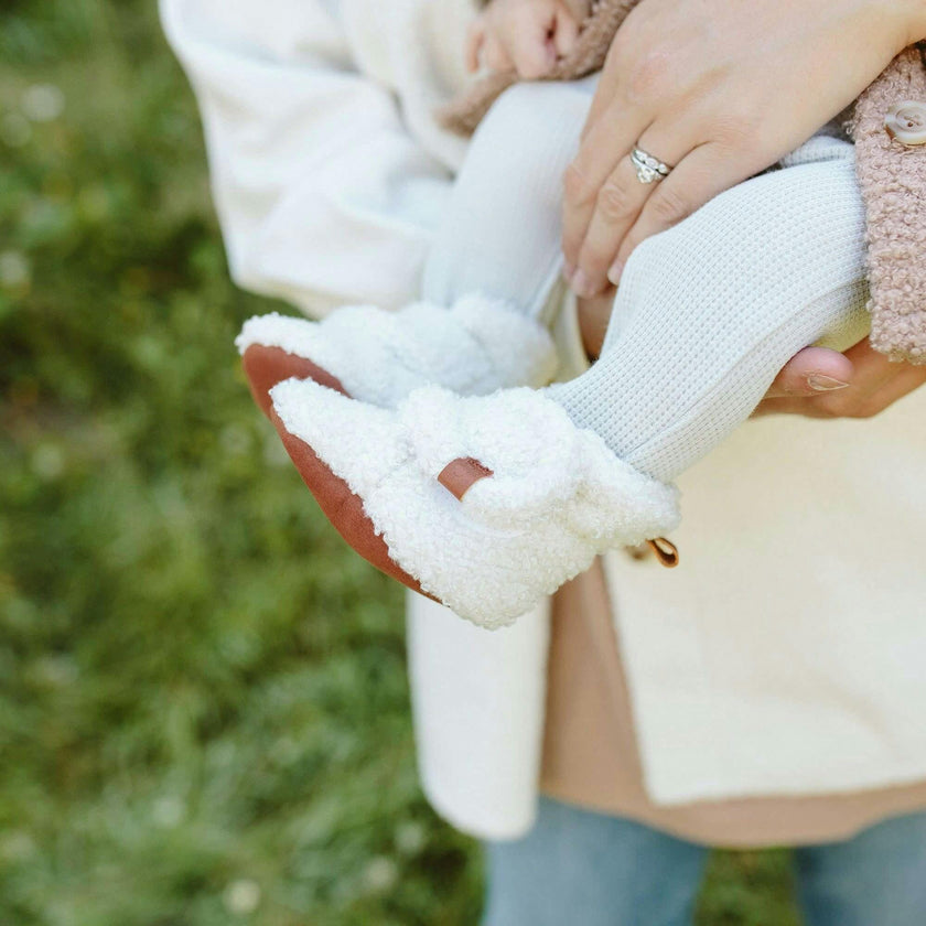 STAY ON SHERPA BOOTS | ALABASTER