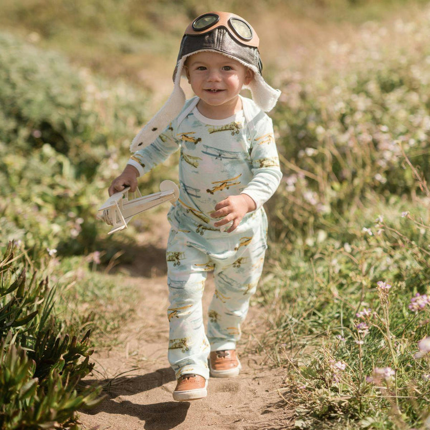 Vintage Trailers Organic Cotton Baby Jogger Pants