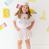 Ditsy Floral Back To School Short Sleeve T-Shirt