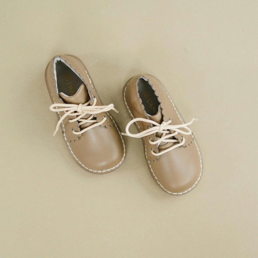 Georgie Scalloped Lace Up Boot