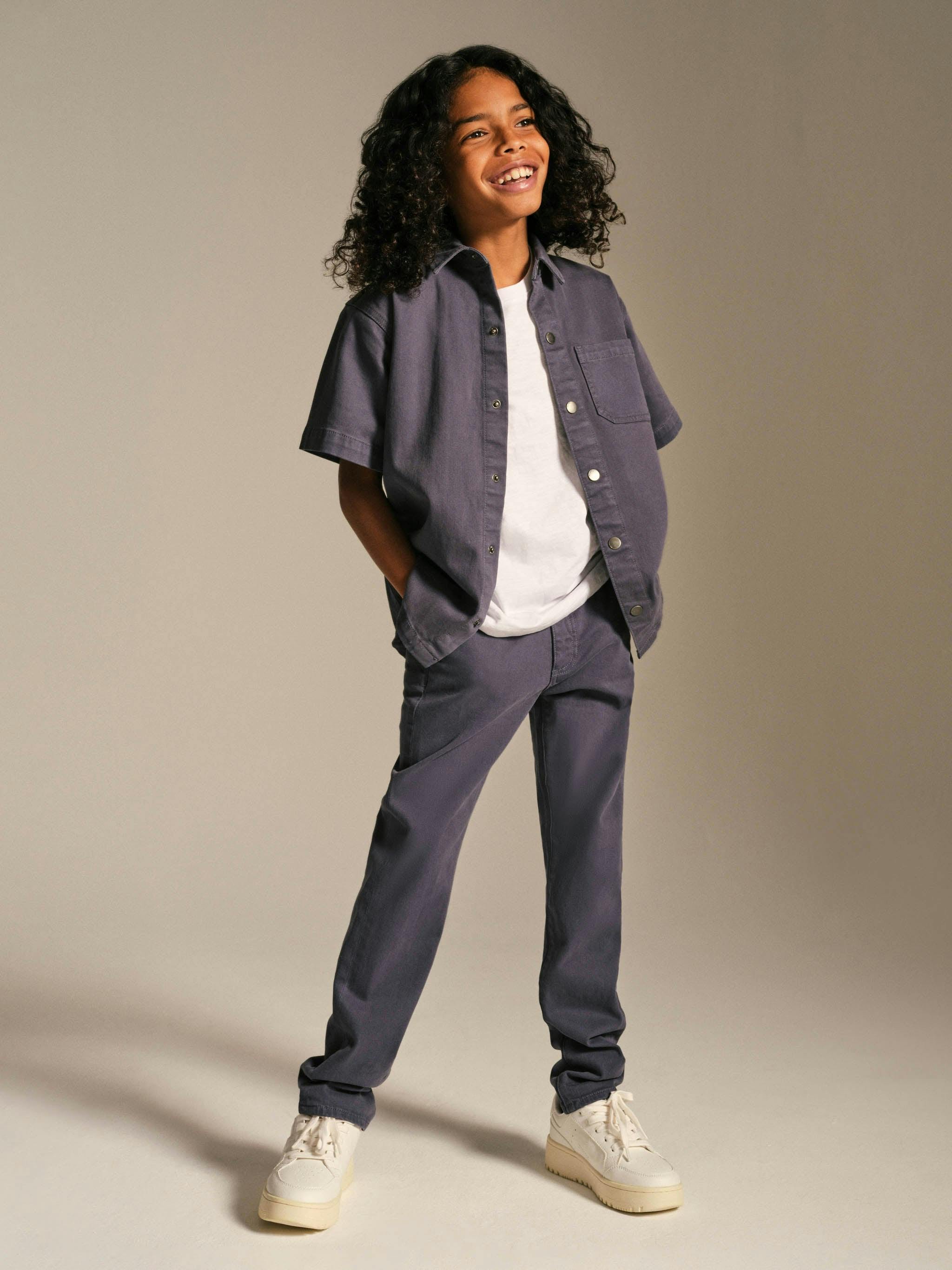 Brady Slim Chino | Stone Blue
