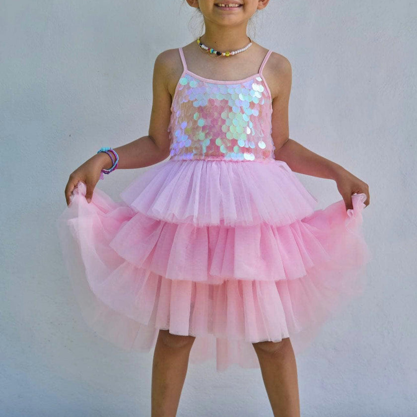 Rose Magic Paillette Dress